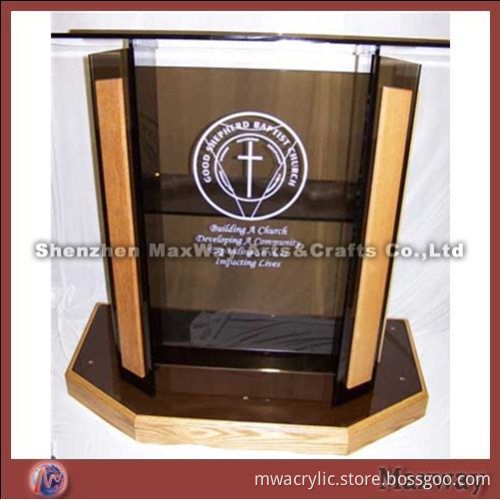 Eco-friendly Attractive Acrylic Church Pulpit Rostrum